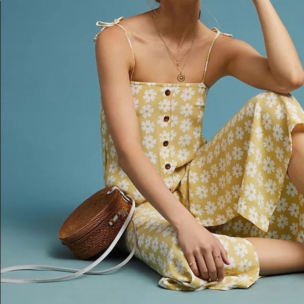 Faithfull the Brand Arrieta Tie-Shoulder MidiDress